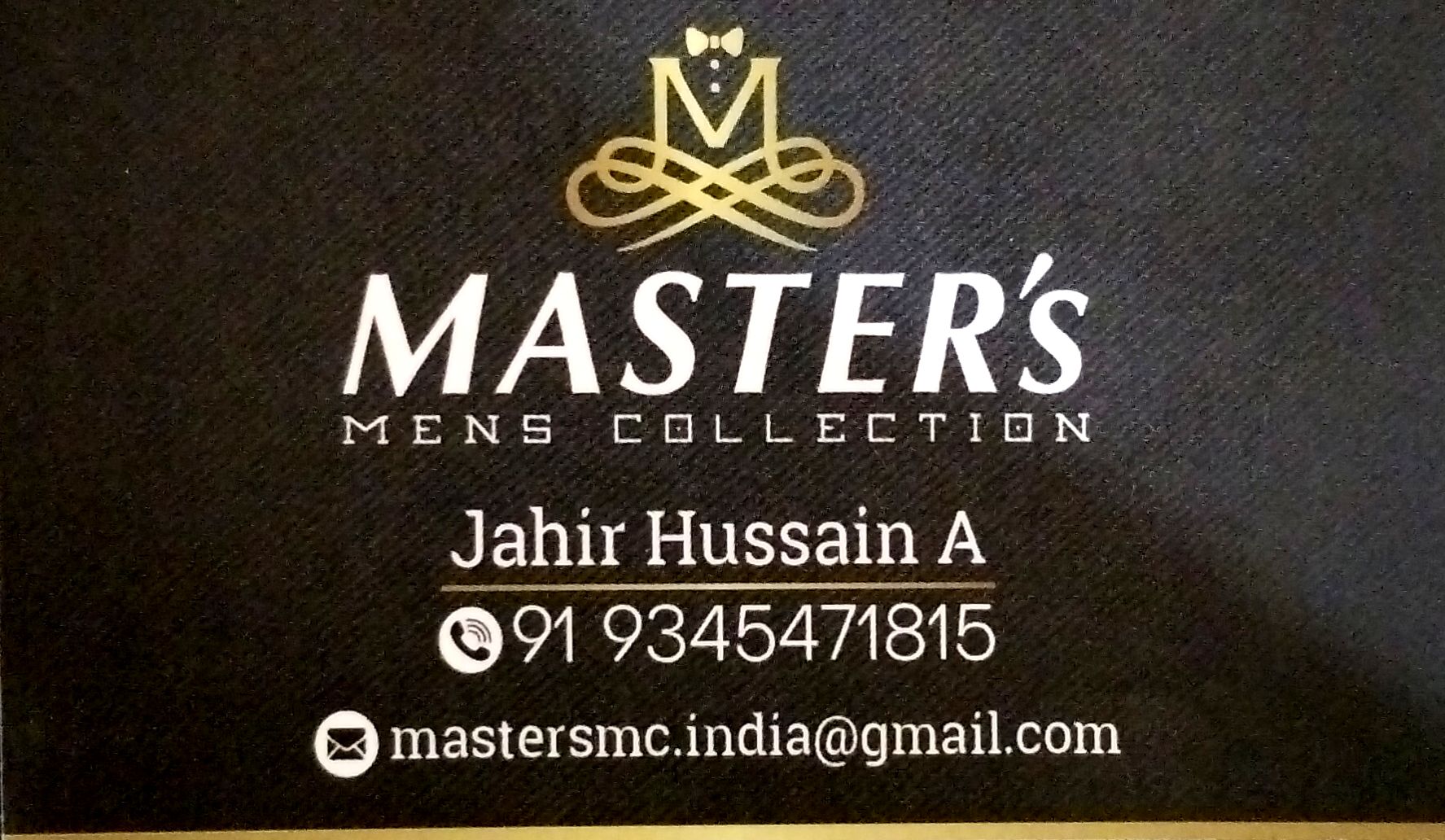 MASTER'S MENS COLLECTION Aranthangi